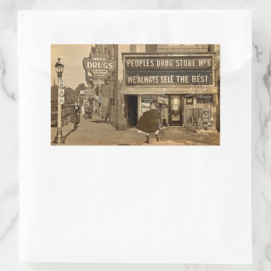 Bad Luck! 長方形シール (バッグ)