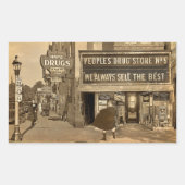 Bad Luck! 長方形シール (正面)