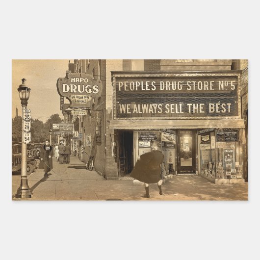 Bad Luck! 長方形シール (正面)