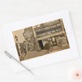 Bad Luck! 長方形シール (封筒)