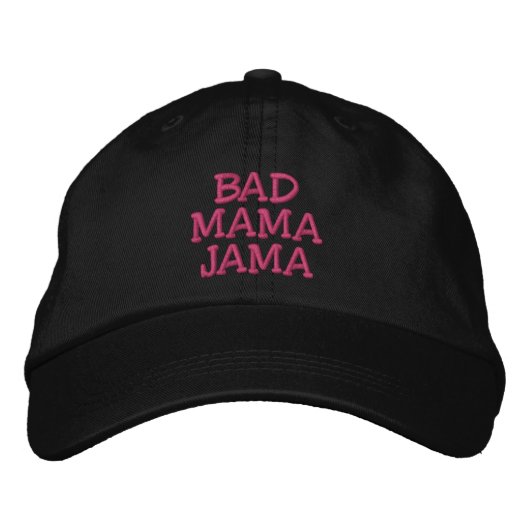 BAD MAMA JAMA 刺繍入りキャップ (正面)