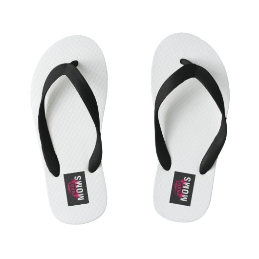 BAD MOMS Flip-Flops キッズビーチサンダル (フットベッド)