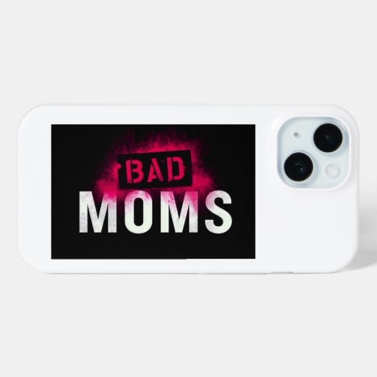 BAD MOMS iPhone 15 Cover Case-Mate iPhoneケース (裏面 (横))