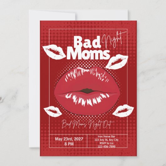 Bad Moms Night Out | ガールズナイトの招待状 招待状 (正面)