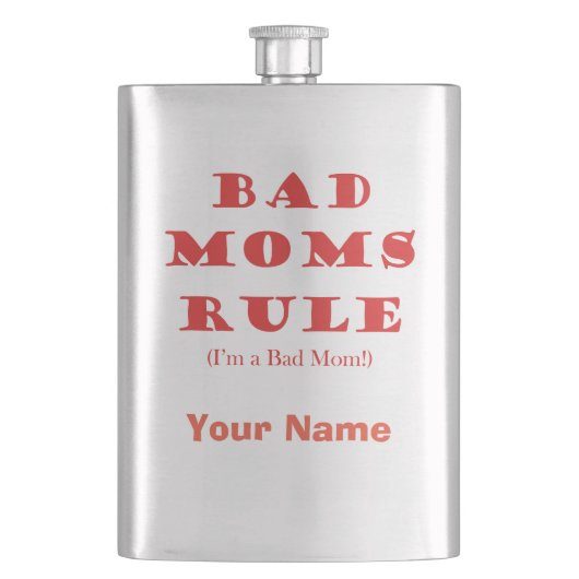 Bad Moms Rule – ムービーに基づく フラスク (正面)