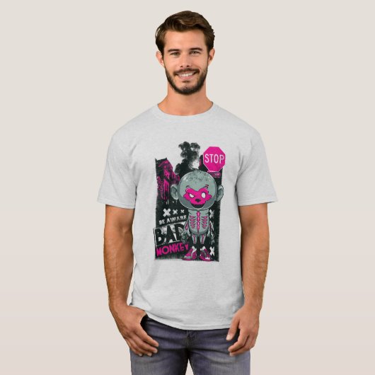 Bad Monkey Street Style - Tシャツ (正面フル)
