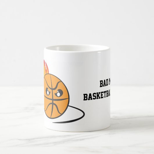 Bad Mood Basketball Coach コーヒーマグカップ (中央)