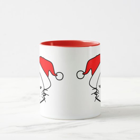 Bad Mood Cat Christmas Edition マグカップ (中央)