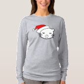 Bad Mood Cat Christmas Edition Tシャツ (正面)