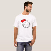 Bad Mood Cat Christmas Edition Tシャツ (正面フル)