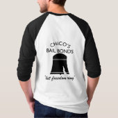 BAD NEWS BEARS 野球ジャージ Tシャツ (裏面)