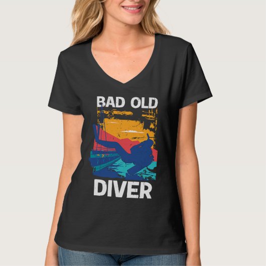 Bad Old Diver  1 Tシャツ (正面)