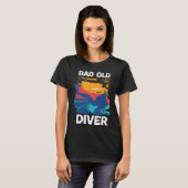 Bad Old Diver  1 Tシャツ (正面フル)