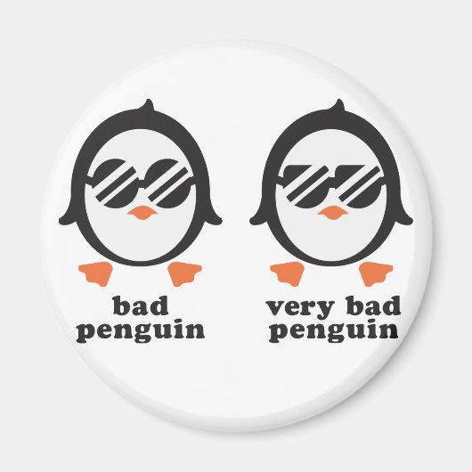 bad penguin - Pinguin マグネット (正面)