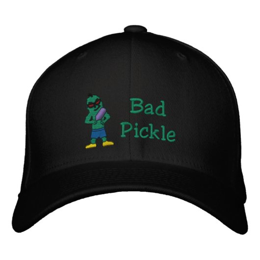 Bad Pickle，ピックボール帽 刺繍入りキャップ (正面)