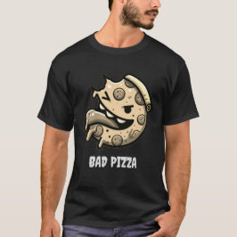 bad pizza funny food pepperoni italian tシャツ