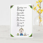 Bad Poetry Society -ハッピーバースデー! カード (黄色い花)