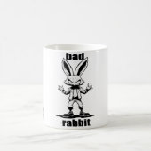 bad rabbit - böser hase Cartoon Tasse コーヒーマグカップ (中央)