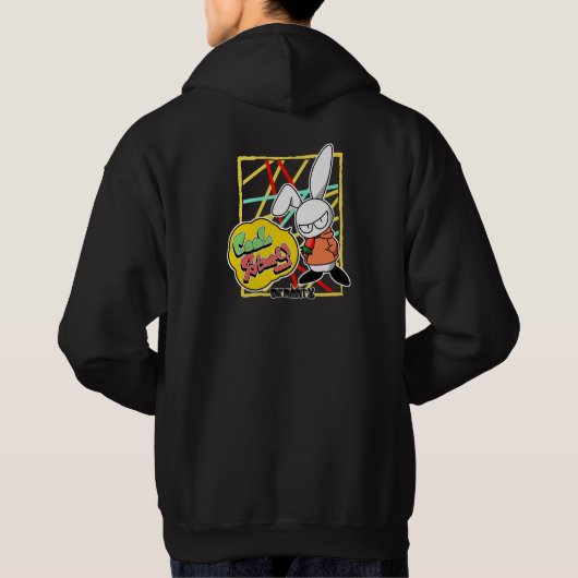 BAD RABBIT SERIES – Deadpan Bunny Attitude Tees パーカ (裏面)