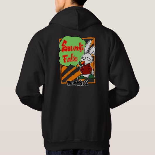 BAD RABBIT SERIES – Deadpan Bunny Attitude Tees パーカ (裏面)