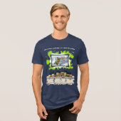 Bad Reeds | 馬鹿馬鹿しいハプニング トライブレンドTシャツ (正面全面)