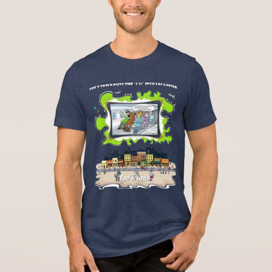 Bad Reeds | 馬鹿馬鹿しいハプニング トライブレンドTシャツ (正面)
