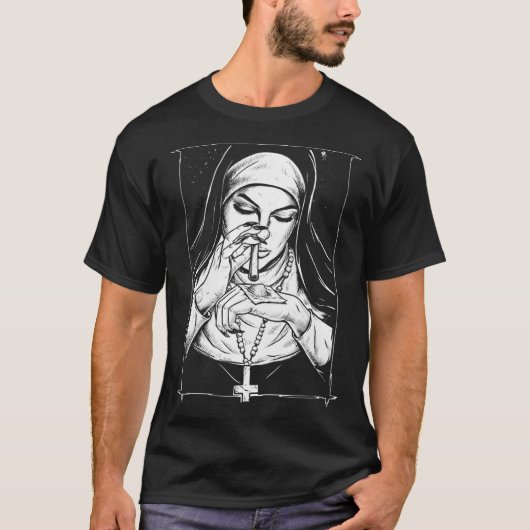Bad Religion風邪な修道女 Tシャツ (正面)