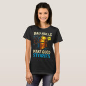 Bad Rolls Make Good Stories - Rpg Gaming Fun Tシャツ (正面フル)