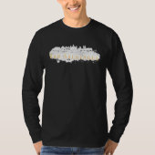 Bad Säckingen Germany City Skyline Silhouette Outl Tシャツ (正面)