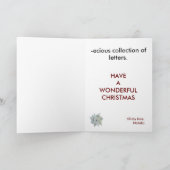 Bad Santa POETRYユーモア風変わりのクラシック価値おもしろい シーズンカード (内部)