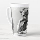 Bad Sign カフェラテマグ (左アングル)