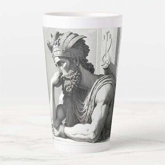 Bad Sign カフェラテマグ (正面)