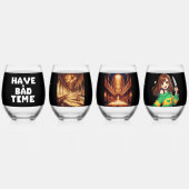 bad time ステムなしワイングラス (正面)