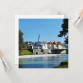 Bad Tolz,ドイツの風光明媚な写真 カード (正面/裏面インサイチュ)