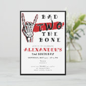 Bad Two The Bone 2nd Birthdayスケルトンハンド 招待状 (スタンド正面)