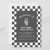 Bad TWO The Bone Second Birthday Invitations 招待状 (正面)