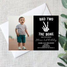 Bad Two The Bone Skeleton Photo 2nd Birthdayパーティー
