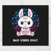 Bad Vibes Only ビールラベル (シングルラベル)