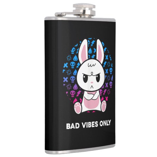 Bad Vibes Only フラスク (右)
