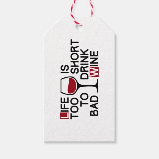 Bad wine ギフトタグ (正面)