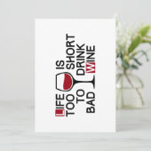 Bad wine 招待状 (スタンド正面)