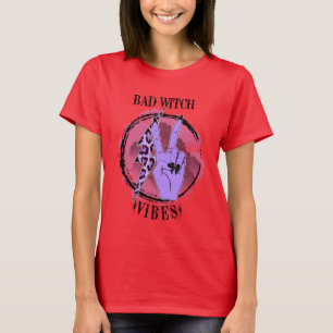 Bad Witch Vibes shirt インスタントダウンロード ハロウィーン Tシャツ