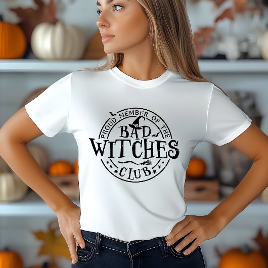 Bad Witches Club: Halloween T-Shirt for Witchcraft トライブレンドＴシャツ
