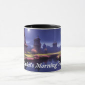 Badal's Morning Teaカスタマイズ可パーソナライズされた能 マグカップ (中央)