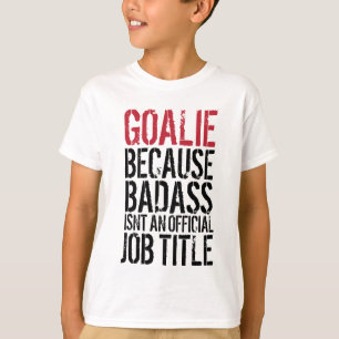 BadassのゴールキーパーのTシャツ Tシャツ