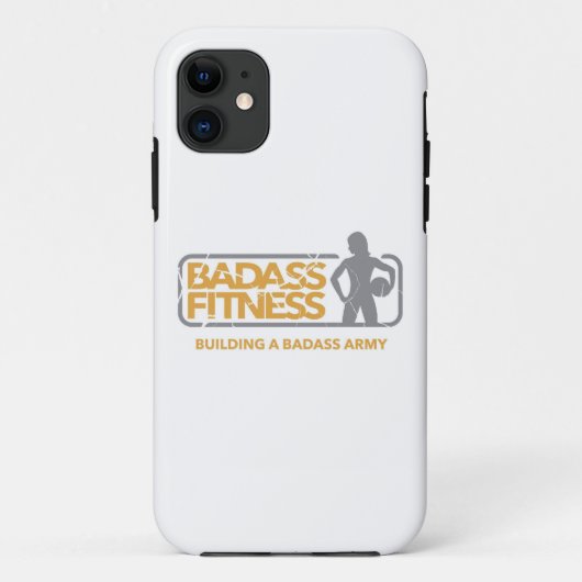 BadassのフィットネスのiPhoneの場合 Case-Mate iPhoneケース (裏面)