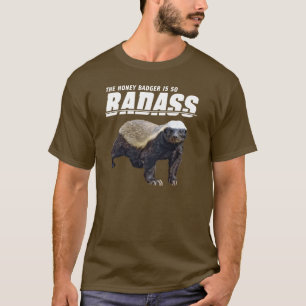 Badassのラーテル Tシャツ