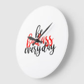 Badassの時計 ラージ壁時計 (傾斜)