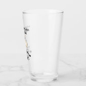 BADASSの義理の姉妹のパートナーWine Llama おもしろい タンブラーグラス (左)