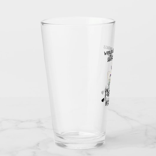 BADASSの義理の姉妹のパートナーWine Llama おもしろい タンブラーグラス (右)